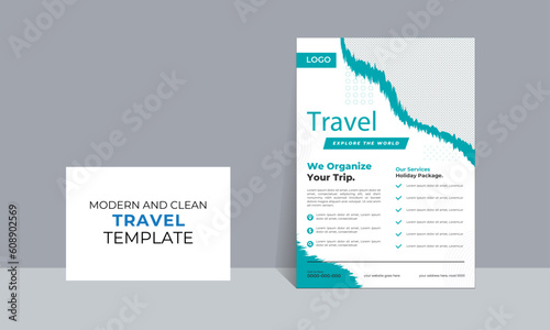 professional travel flyer design