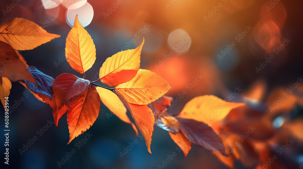 Wallpaper with colorful autumn leaves. Wallpaper with colorful autumn leaves.
