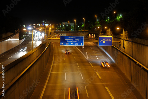 A100 city highway in Berlin photo