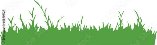 Green Grass Silhouette Illustration