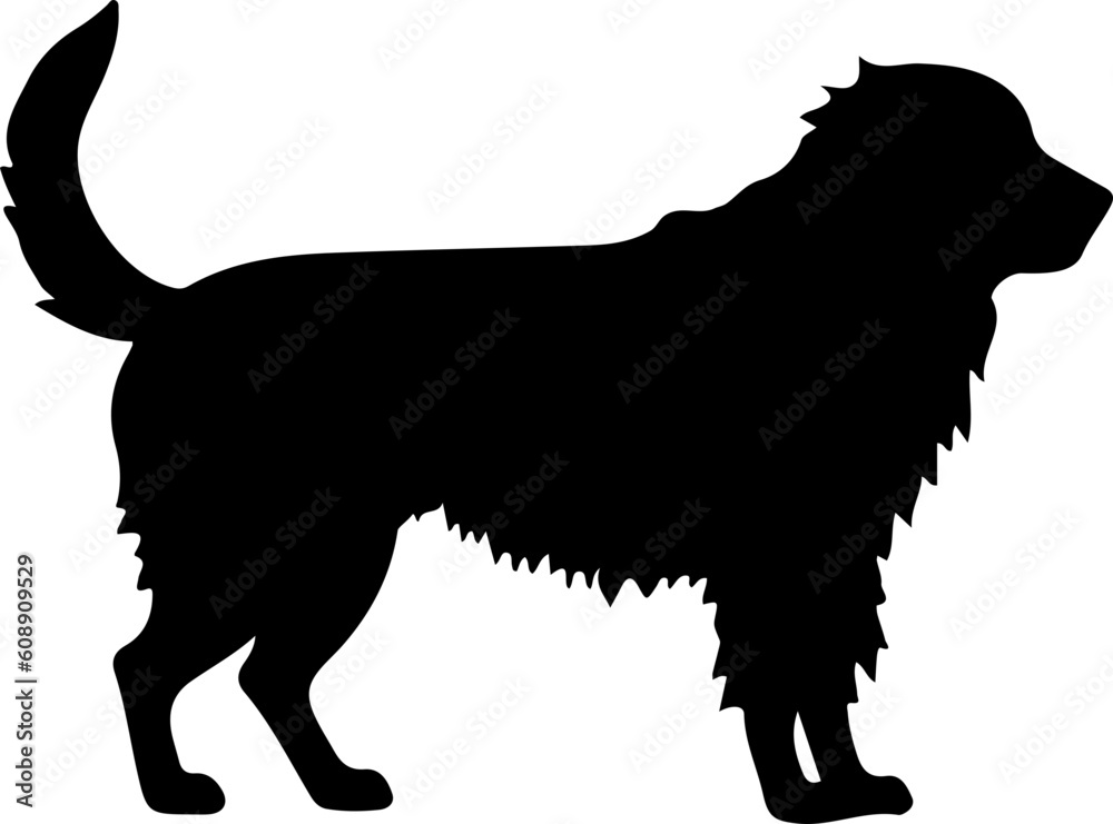 Dog Silhouette Illustration