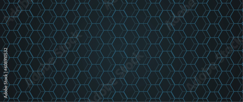 minimalist hexagon line pattern design, hexagonal geometric pattern design on a dark background for background, backdrop, graphical resources, element