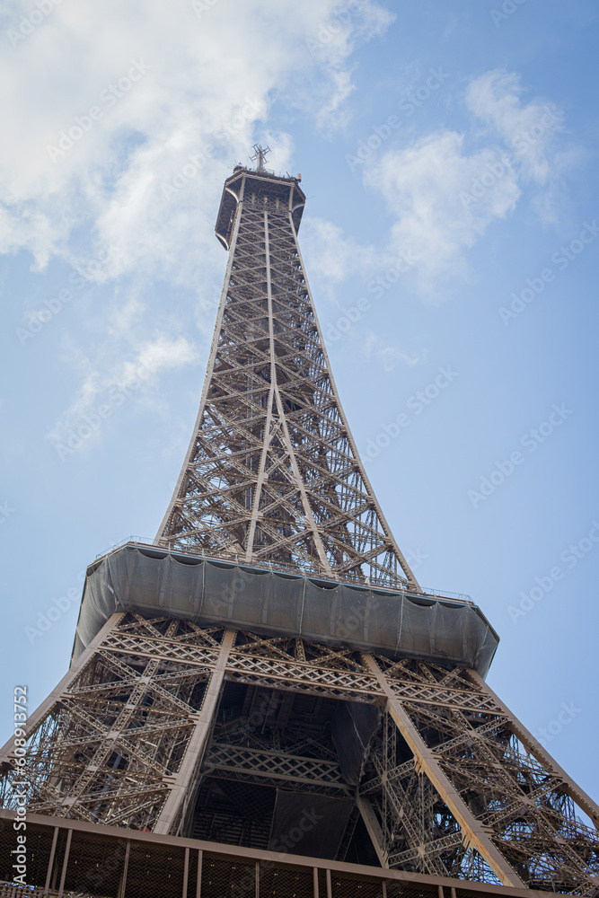Eiffel Tower Paris from the bottom