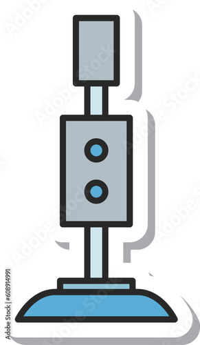ステッカー風日用品イラスト　ハンド掃除機