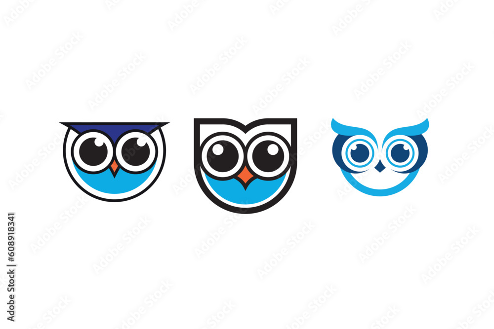 owl vector editing logo icon owl vector editing logo icon