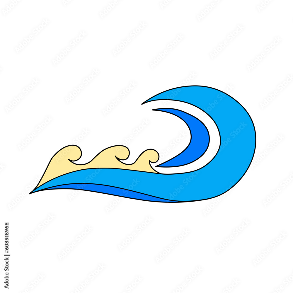 Sea wave logo Sea wave logo