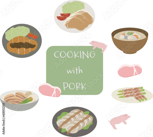豚肉イラスト