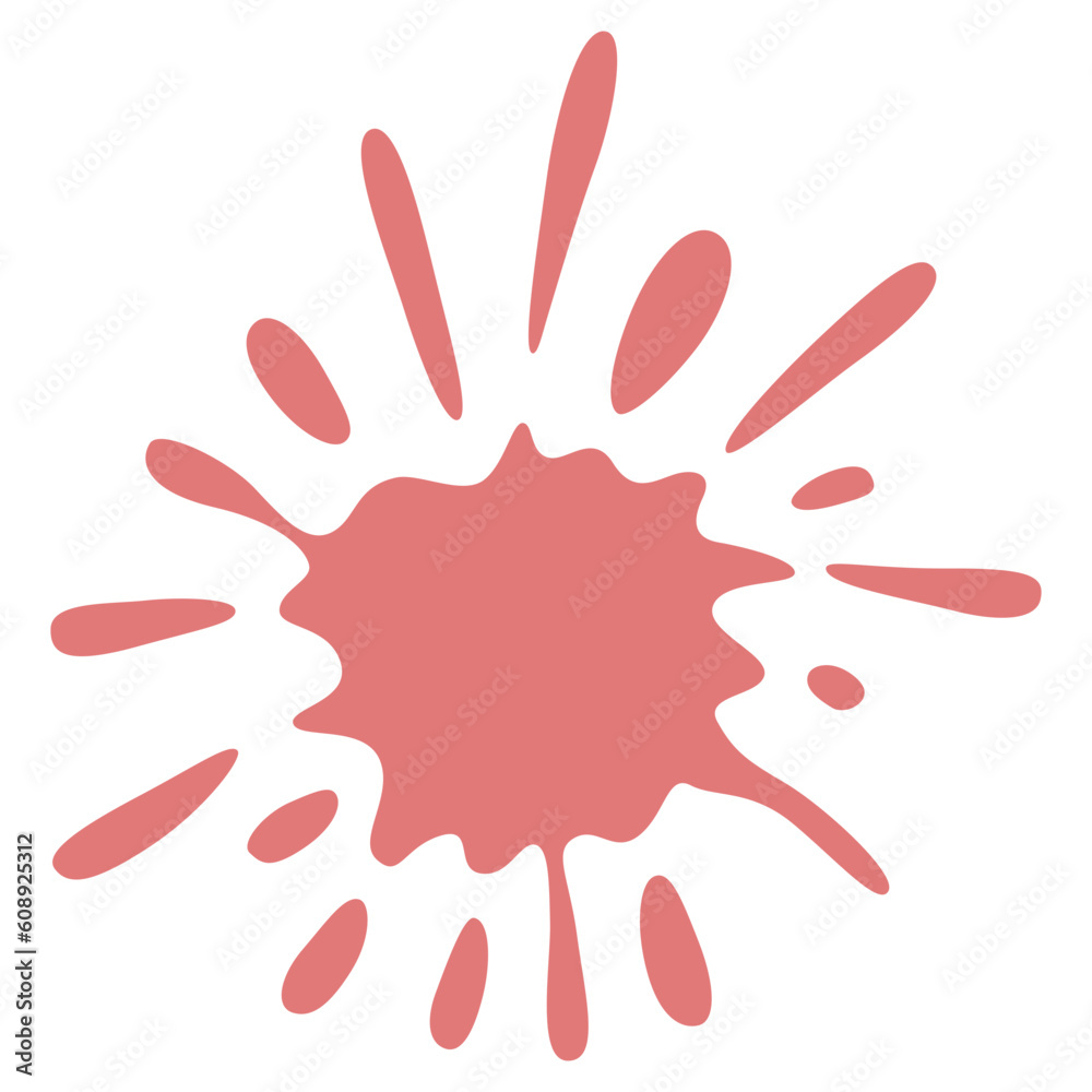 Obraz premium Ink Splash Shape