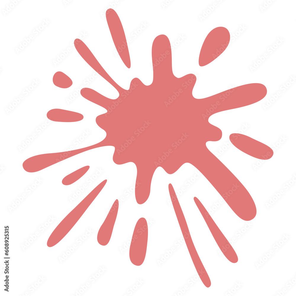 Ink Splash Shape Ink Splash Shape