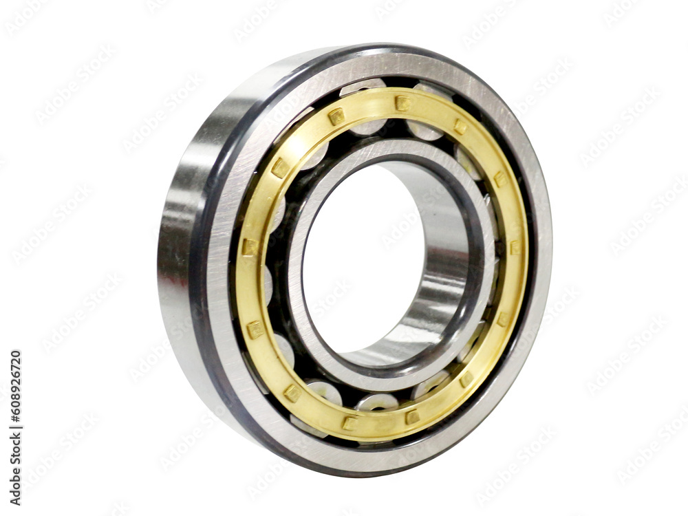 Bearings for gearboxes in cars, boats and more, isolated on white background Bearings for gearboxes in cars, boats and more, isolated on white background