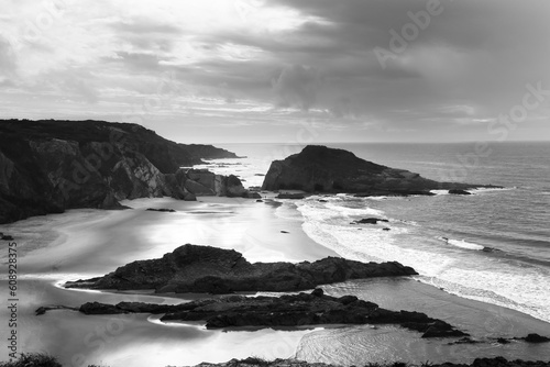 Beautiful Alteirinhos beach in Zambujeira do Mar photo