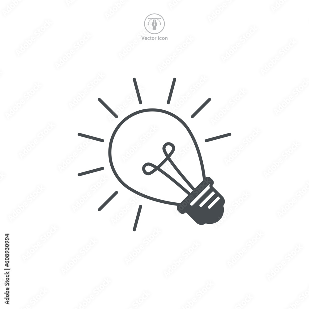 light bulb, idea, lamp Icon symbol template for graphic and web design collection logo vector illustration light bulb, idea, lamp Icon symbol template for graphic and web design collection logo vector illustration