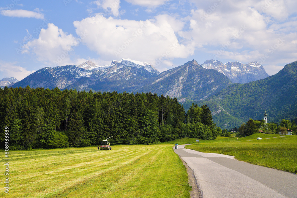 Naklejka premium From Kuchl to Golling
