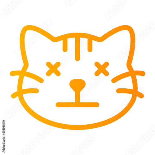 expressionless gradient icon