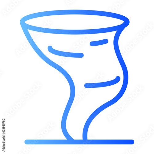 tornado gradient icon