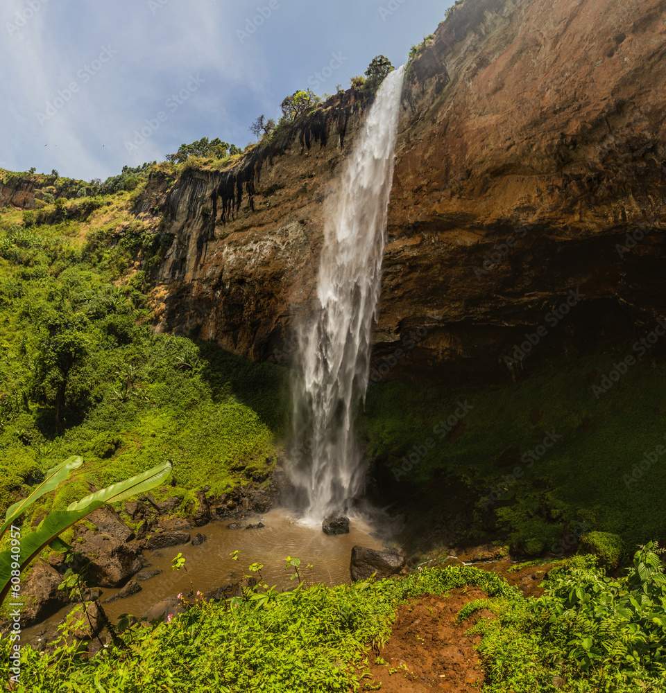 View of Sipi falls, Uganda