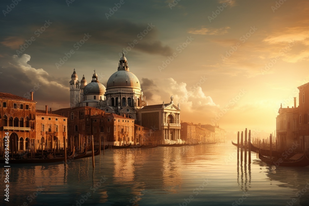 Venice grand canal. Generate Ai