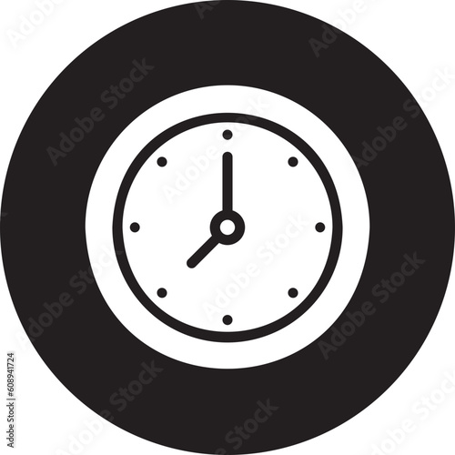 clock glyph icon