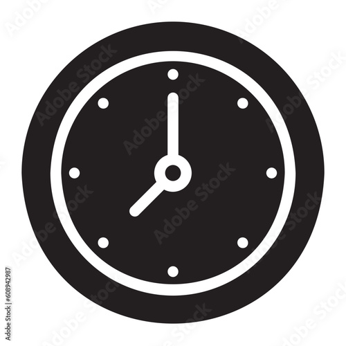 clock glyph icon