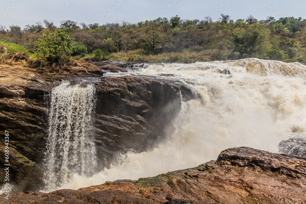 View of Murchison Falls on the Victoria Nile river, Uganda