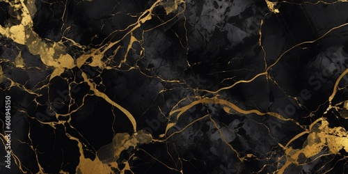 golden abstract background, generative Ai