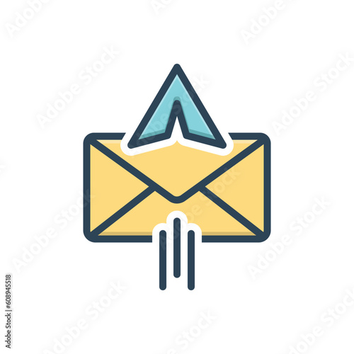 Color illustration icon for dm direct 