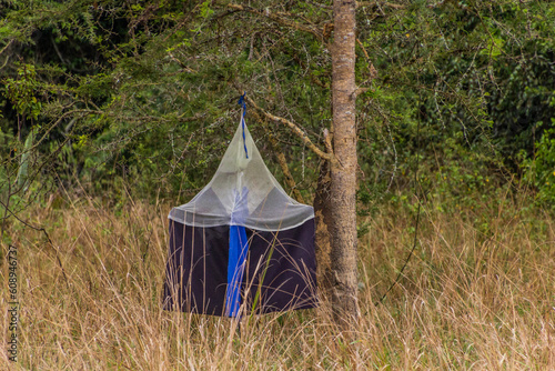 Foto Tse tse fly trap in Ziwa Rhino Sanctuary, Uganda