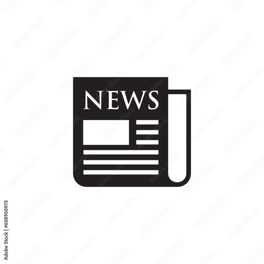 Newspaper icon vector design trendy Newspaper icon vector design trendy