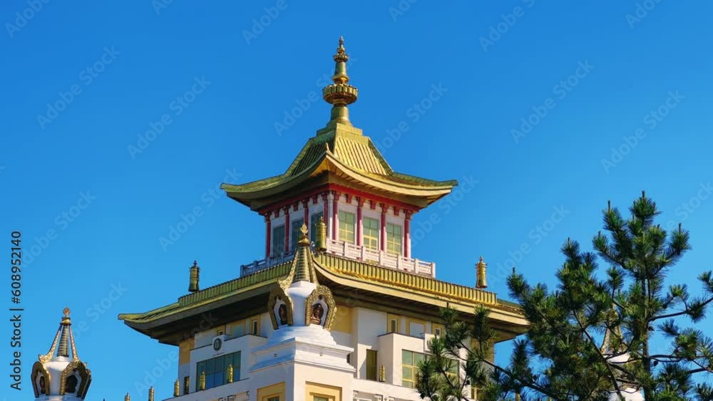 The territory of the Buddhist temple The territory of the Buddhist temple