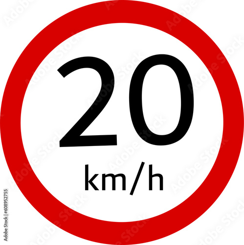 Speed limit Traffic sign warning sign, permit, driving, Replaceable vector design.