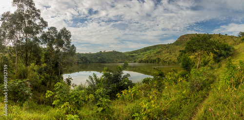 Lugembe lake near Fort Portal  Uganda