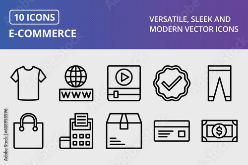 Vector E-Commerce Icon Set

