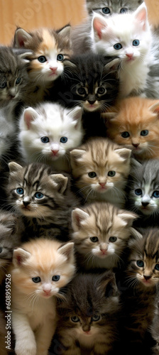 Neatly Sorted Kittens