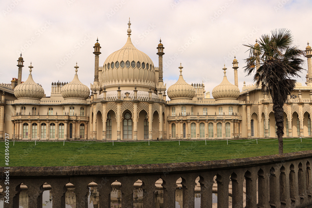 Exotisches Kleinod in Brighton; Royal Pavilion (Ostseite)