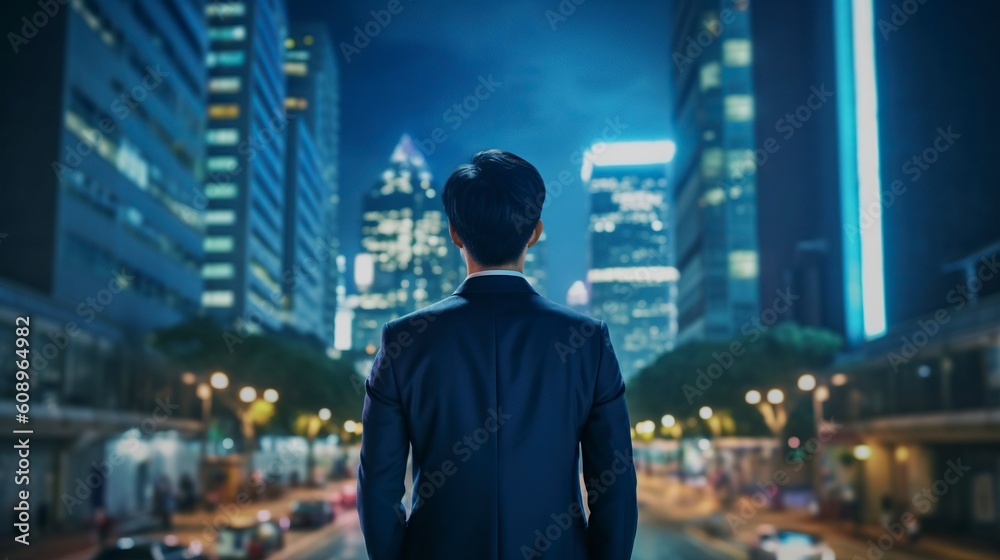 Businessman S1, Generative AI, Illustration