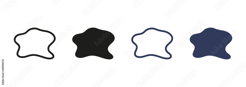 Random Abstract Blotch Line and Silhouette Set. Irregular Simple Smooth Black and Color Form. Minimal Fluid. Organic Blob Shape. Pebble, Stone, Drop Collection. Isolated Vector Illustration Random Abstract Blotch Line and Silhouette Set. Irregular Simple Smooth Black and Color Form. Minimal Fluid. Organic Blob Shape. Pebble, Stone, Drop Collection. Isolated Vector Illustration