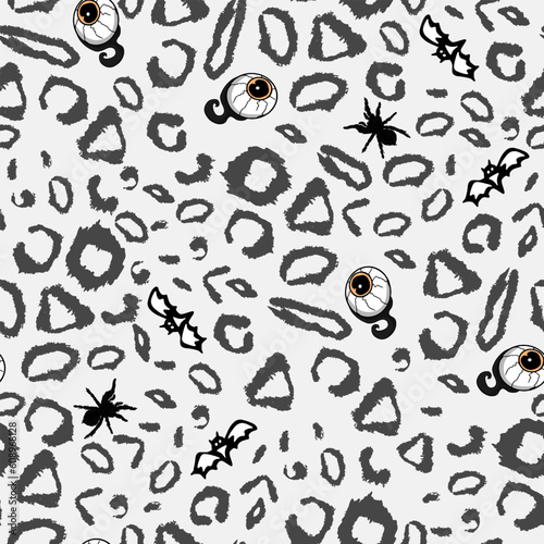Halloween pattern Trick or treat and guising illustration. Pattern pumpkin for Halloween design. Vector illustration as a blank for a designer, logo, icon, textiles