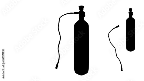 Compressed Air Tank silhouette