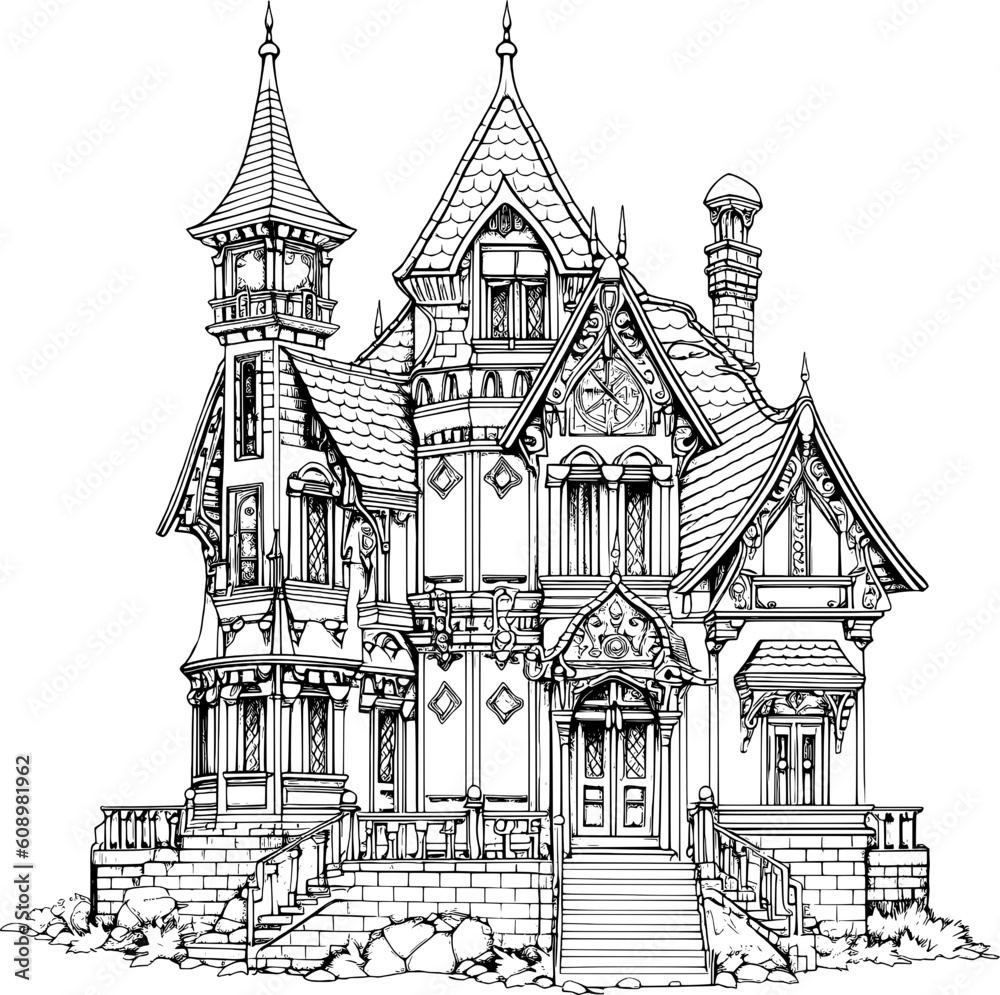 Naklejka premium Castle Vector Art