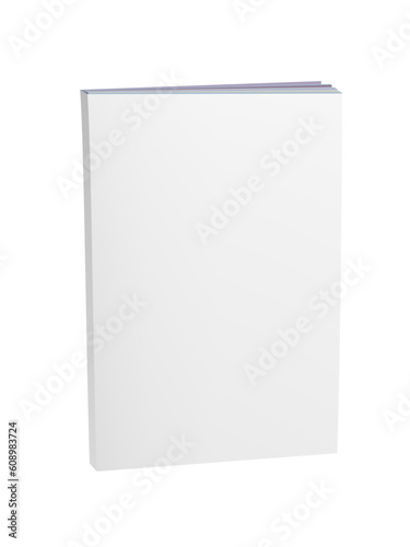White Magazine Color Pages Isolated on White