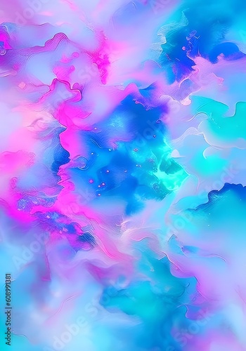 Abstract colorful watercolor background © Chris