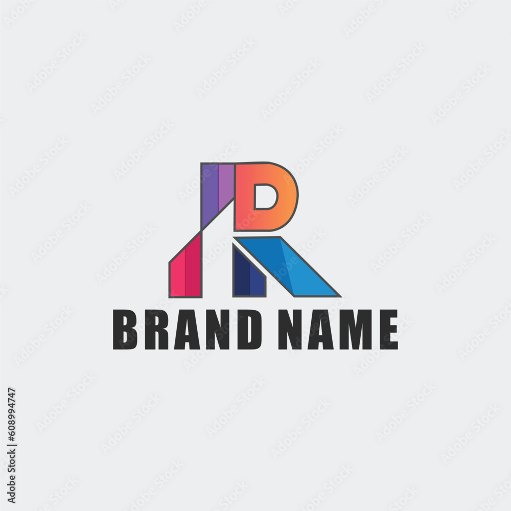 D logo design in vector for construction, house, real estate, building, property. D logo design in vector for construction, house, real estate, building, property.