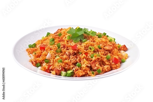 Fried rice on plate