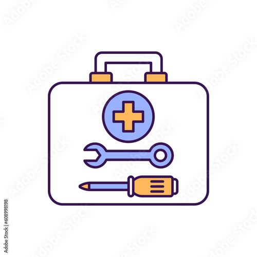 First Aid Kit Vector Icon

