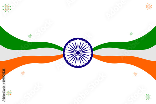 Happy independence day India Template Design good for Website banner and greeting card.