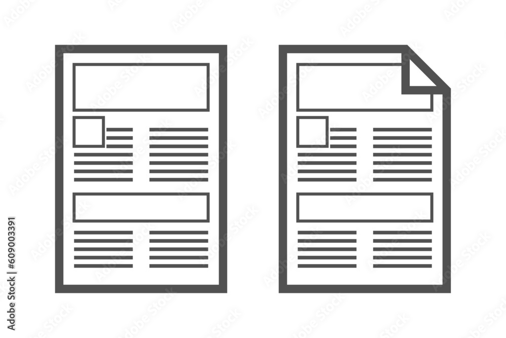 NEWS PAPER FLAT DESIGN ICON DESIGN GRAPHIC ELEMENTS NEWS PAPER FLAT DESIGN ICON DESIGN GRAPHIC ELEMENTS