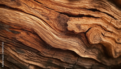 Close-up of tree texture wooden knots natural environment. Generative IA