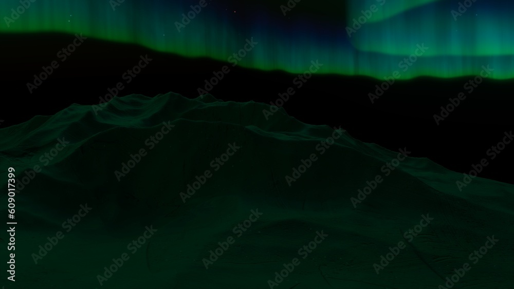 DDark Mode Wallpaper - Alien Nighttime Horizon