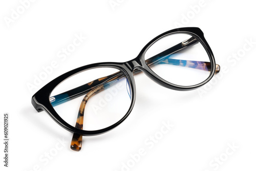 Glasses with black and tortoiseshell frames