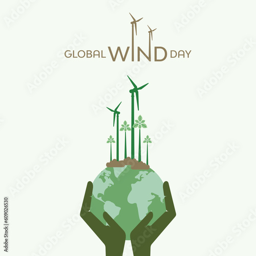 Global Wind Day is an annual event celebrated on June 15th.